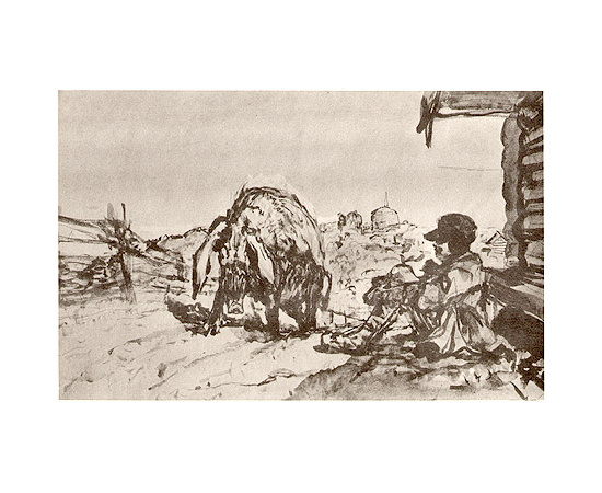 Валентин Александрович Серов. Рисунки к басням И. А. Крылова