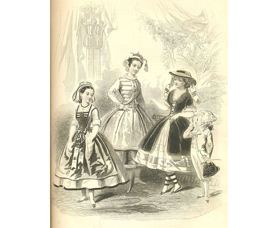Журнал "Journal des Demoiselles". Годовой комплект за 1863 год