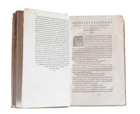 Геродот. История. Издание 1584 года. Редкость
