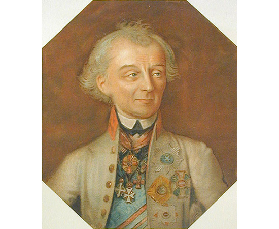 Александр Васильевич Суворов. Хромолитография (начало XX века), Россия