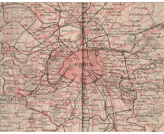 Plan de Paris par arrondissement. Bois de Boulogne. Metropolitain книга