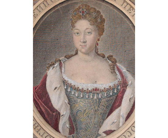 Анна Петровна. Гравюра (1736 год), Россия