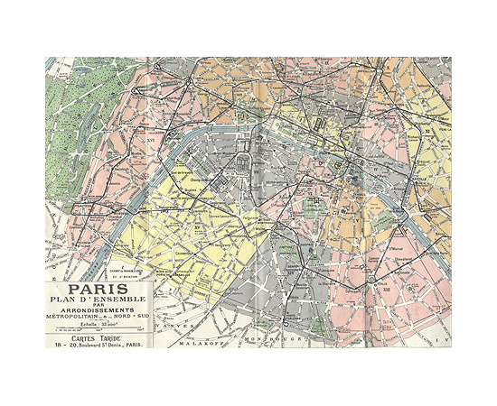Nouveau plan taride. Paris par arrondissement книга