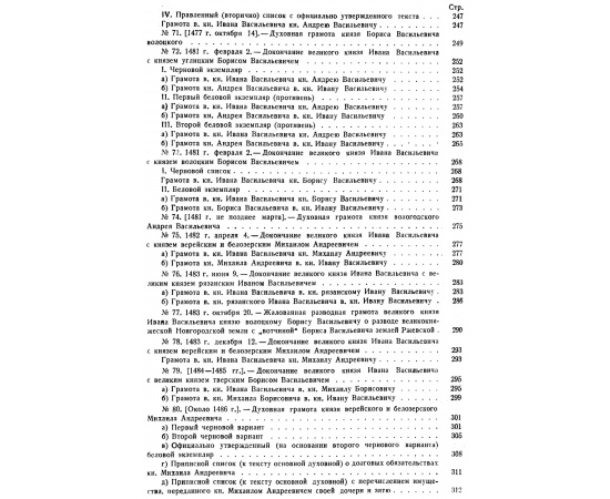 Черепнин Л. В. Духовные и договорные грамоты великих и удельных князей XIV-XVI вв.