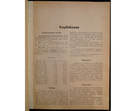 Советское Закавказье. Справочная книга на 1926- 27 год в 6 частях, с иллюстрациями в тексте и с приложением карты ЗСФСР в 6 красок