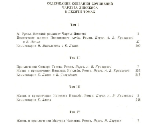 Диккенс Ч. Собрание сочинений в 10 томах