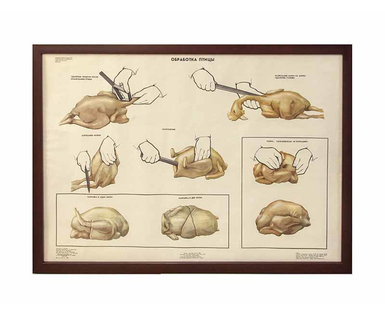Костюк В.Д. Плакат "Обработка птицы"