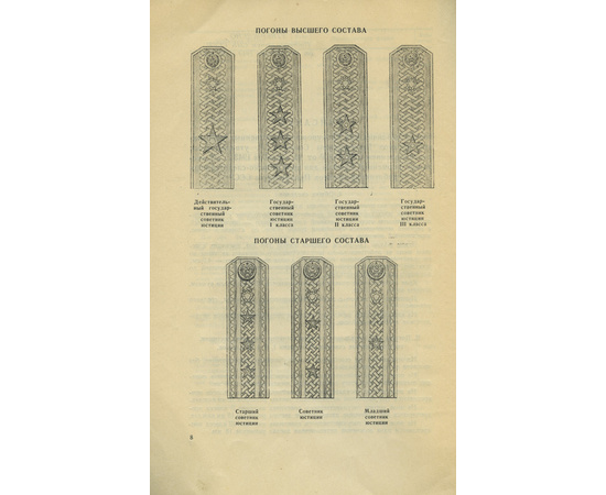 Форменная одежда и знаки различия прокурорско-следственных работников органов прокуратуры Союза ССР [Гриф `Для служебного пользования`].