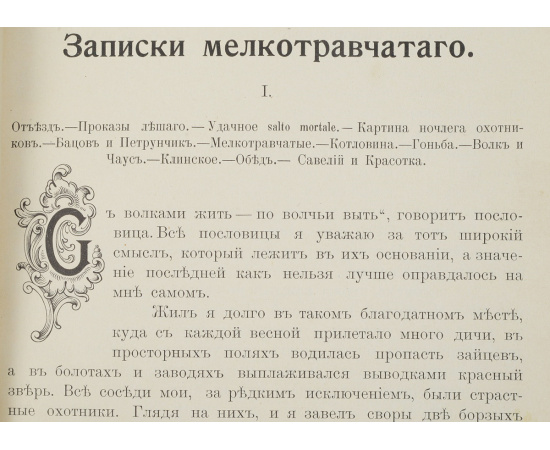 Записки мелкотравчатого