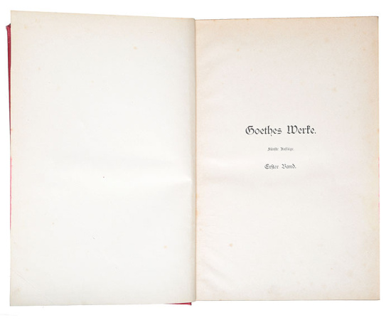 Goethes Werke (комплект из 5 книг)