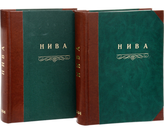 Журнал "Нива". Подшивка всех номеров за 1904 год (комплект из 2 книг)