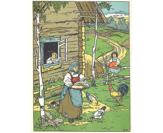 Маша и Федя в школе у медведя