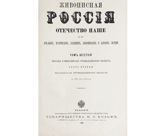 Живописная Россия. Том VI. Часть вторая: Московская промышленная область