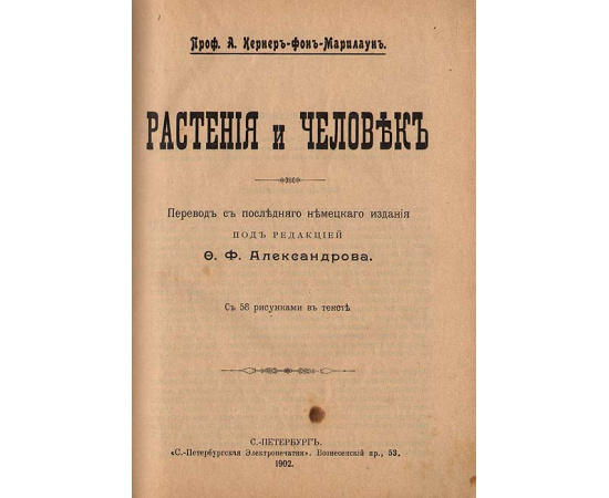 Растения и человек. Физические различия человеческих рас. История философии