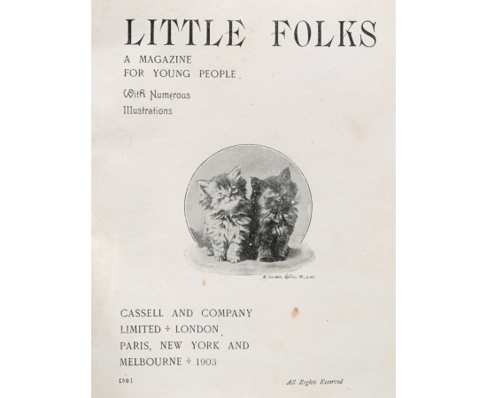 Журнал "Little Folks: A magazine for the young people" за 1903 год
