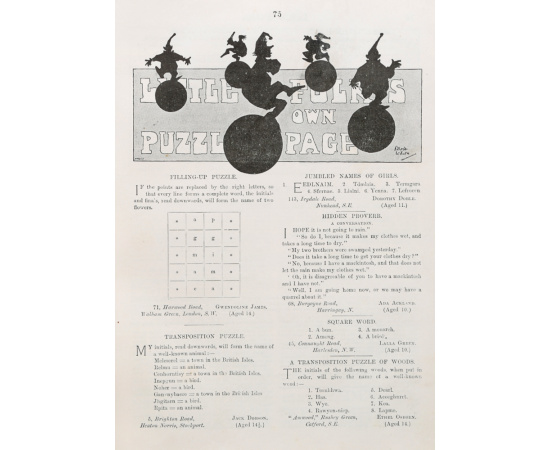 Журнал "Little Folks: A magazine for the young people" за 1903 год