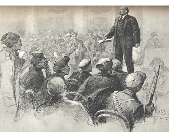 В. И. Ленин. Рисунки П. В. Васильева