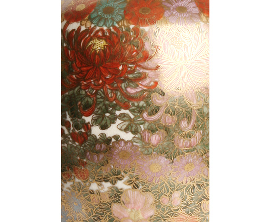 Ваза (Фарфор, надглазурная роспись, золочение - Восток, начало ХХ века)