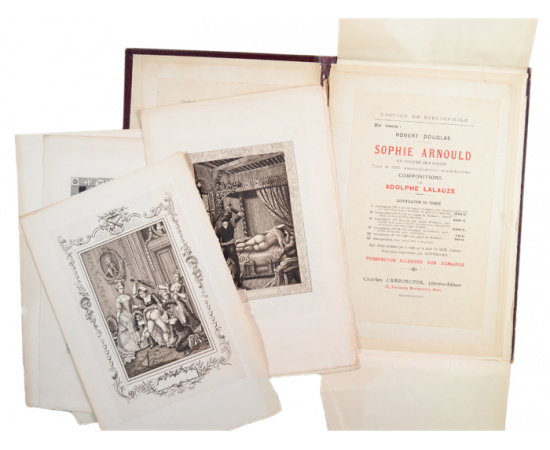 Серия из 7 эротических офортов "Порка" (La Flagellation). Художник Адольф Лалуз (Adolphe Lalauze). Франция, 1898 год