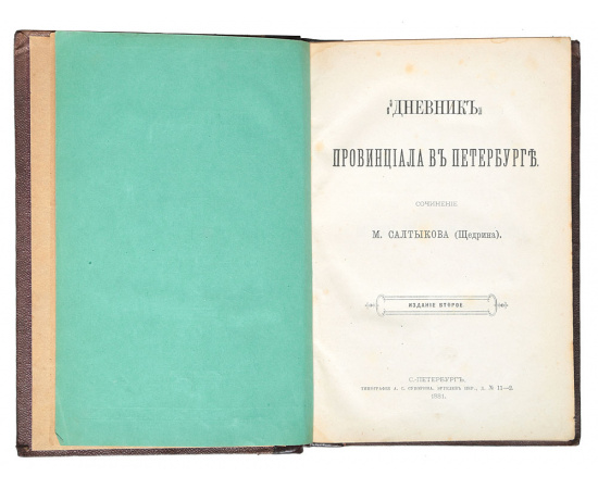 Дневник провинциала в Петербурге