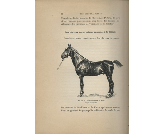 Par M. le Dr Leonid de Simonoff et M. Jean de Moerder Les races chevalines, avec une etude speciale sur les chevaux russes