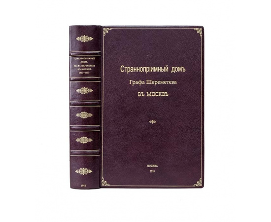 Виноградов А.И. Странноприимный дом графа Шереметева в Москве и отдельных видов его благотворительной деятельности. 1810-1910 гг