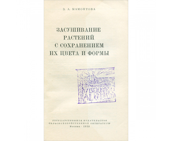 Засушивание растений с сохранением их цвета и формы