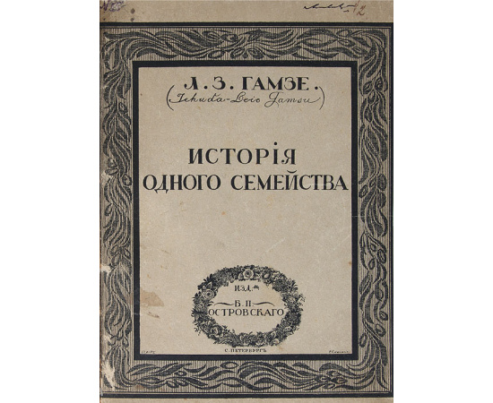 История одного семейства (записки человека не совсем нормального)