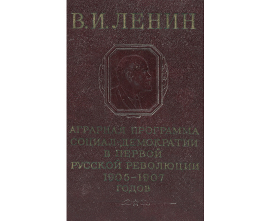 Аграрная программа социал-демократии в первой русской революции 1905-1907 годов
