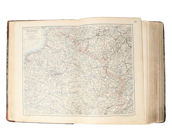 Географический атлаc Товарищества "Просвещение"