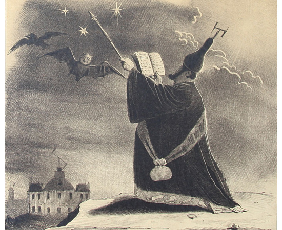 Классический французский рисунок XIX века