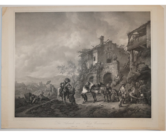 Кузница Филипса Вауэрман / Die Schmiede von Philipp Wouwermann.