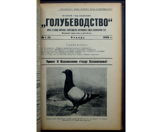 Голубеводство. Журнал: 10 номеров