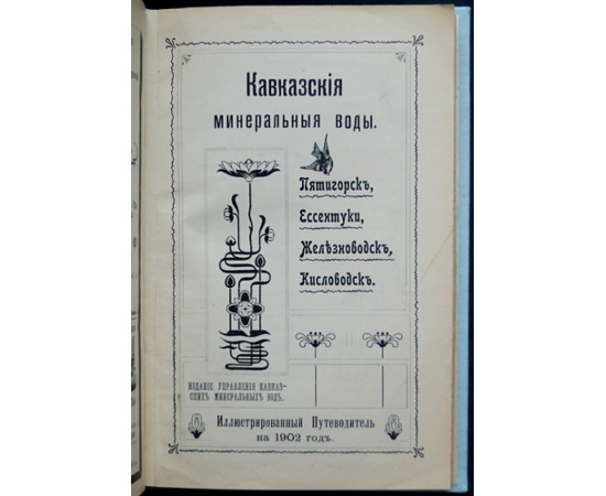 Кавказские минеральные воды. Пятигорск. Ессентуки. Железноводск. Кисловодск. Иллюстрированный путеводитель.