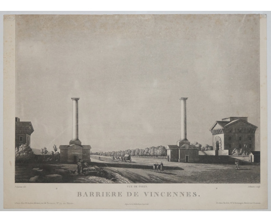 Вид Парижа. Застава Венсена / Vue de Paris. Barriere de Vincennes